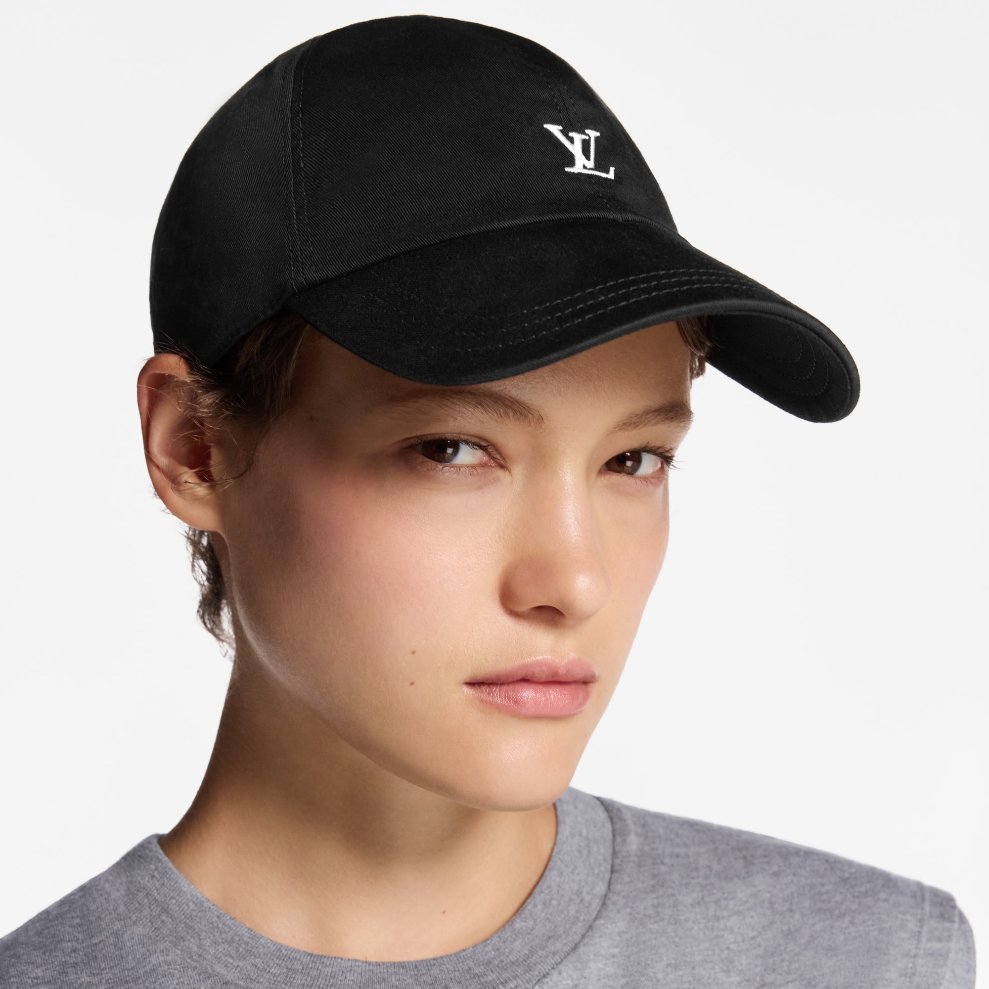 Louis Vuitton 黒キャップ LVロゴ刺繍 リーグ LV League Cap . - Luxury Accessories - M5154L Black | LOUIS